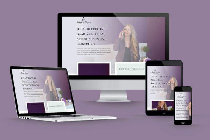 hair-time.ch Webseite